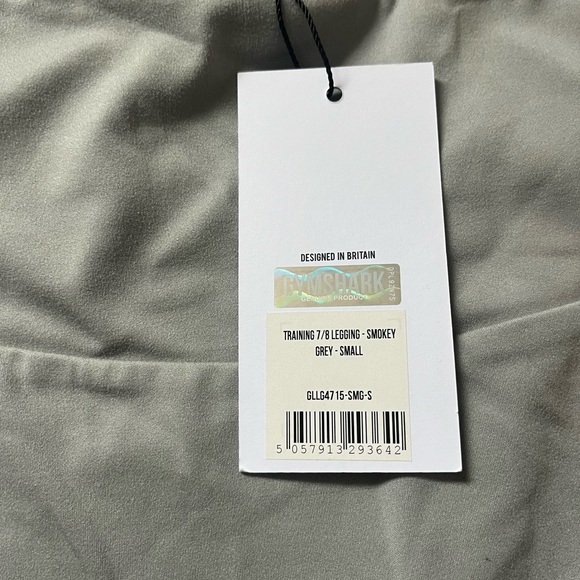 NWT GYMSHARK Grey 7/8 leggings - Picture 5 of 6